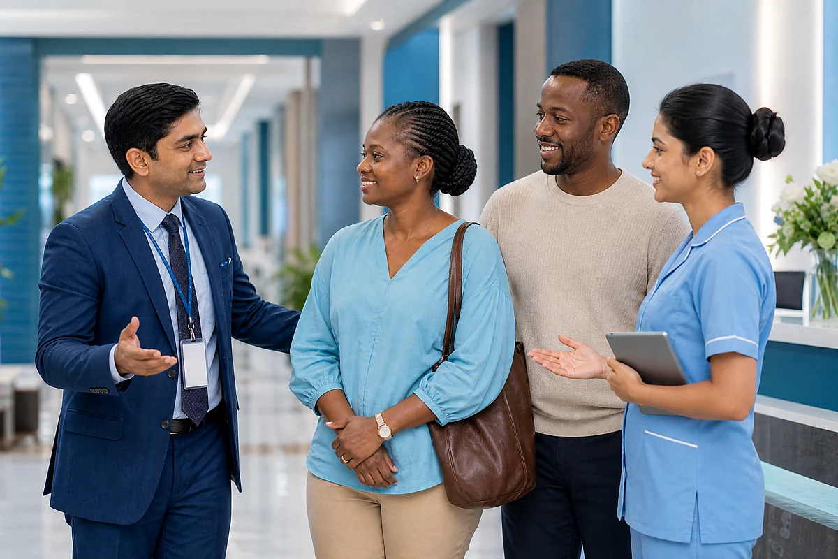 Personal hospital accompaniment in India
